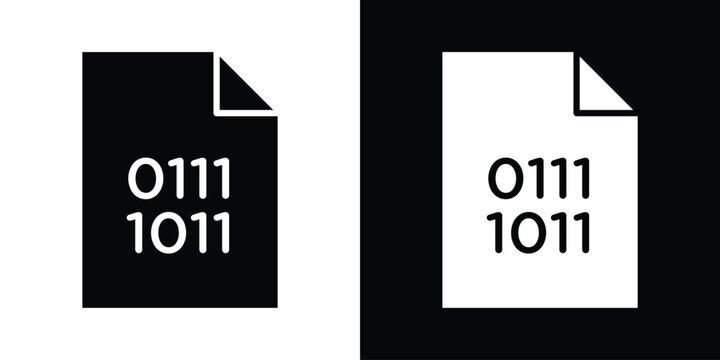 Binary code icon