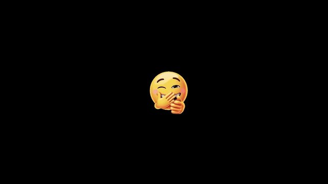 Row of three expressive yellow emojis displaying different gestures against a solid black background with displays horizontal arrangement various facial expressions distinct yellow circular digital