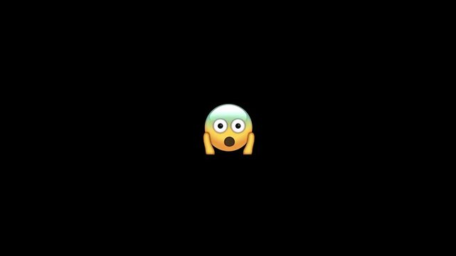 Horizontal row of expressive yellow with static horizontal arrangement background showcasing varied varied emotional expressions arrangement three distinct against solid black