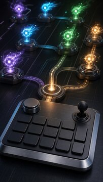 Vertical digital artwork illustration creative design