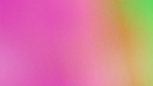 Magenta Green Gradient Aperture Across Color Wash Abstract