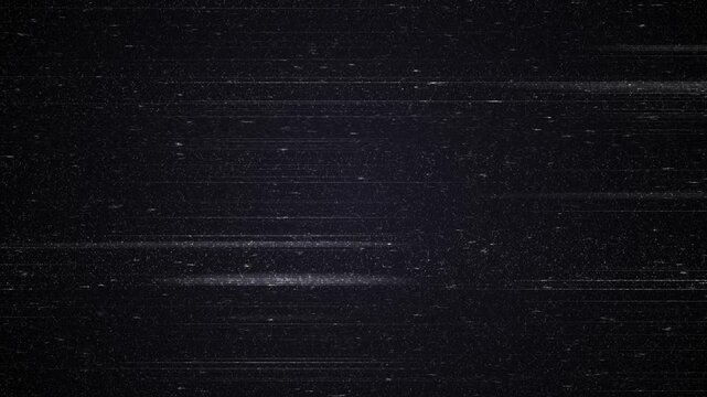 Dark glitch noise background digital pixels, scan lines, flicker distortion, corrupted screen texture. hacker cyber intros, horror edits, data error scenes, tech transitions, damaged signal overlays.