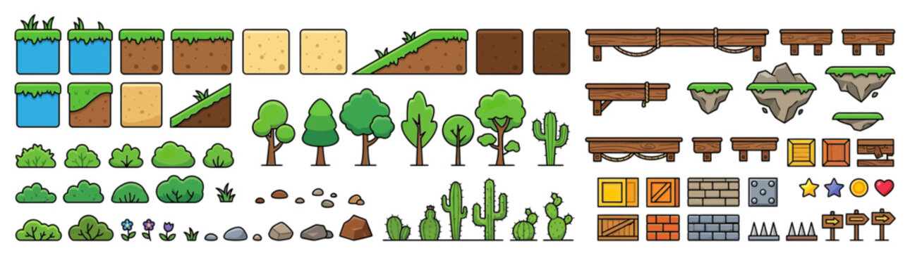 Pixel Art Game Assets Collection