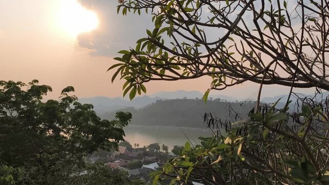 Luang Prabang Sunset in Laos
