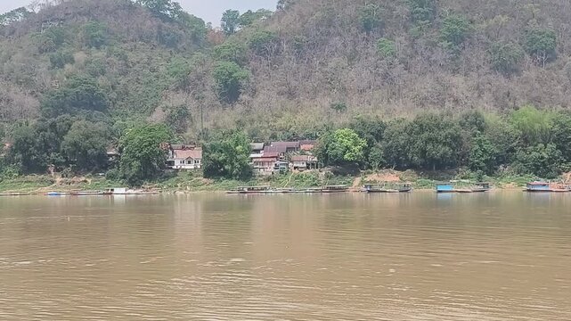Mekong River in Luang Prabang Laos