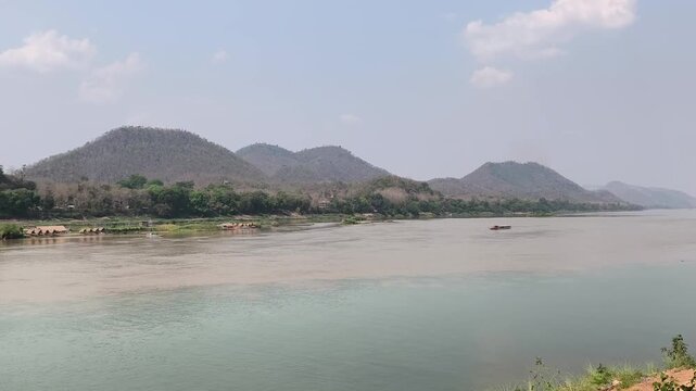 Mekong River in Luang Prabang Laos