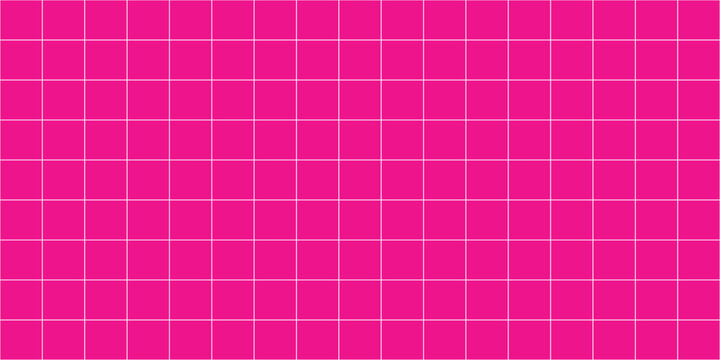 Grid Pattern Background Vector Illustration Magenta Pink Square Mesh Texture