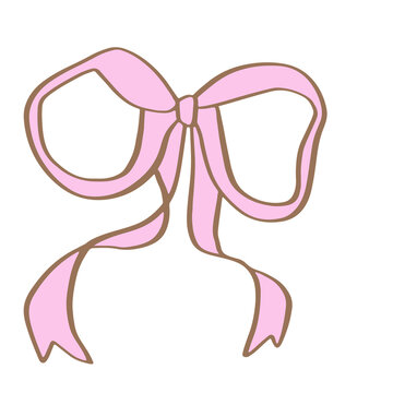 pink ribbon bow