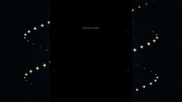 Gene Editing CRISPR Title Sequence Background, Splitting Digital DNA Helix for Biotech