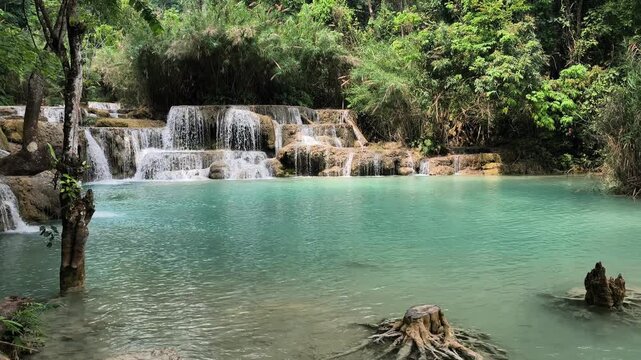 Waterfall in Laos