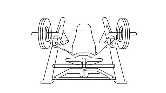 Technical line drawing of race car white background.