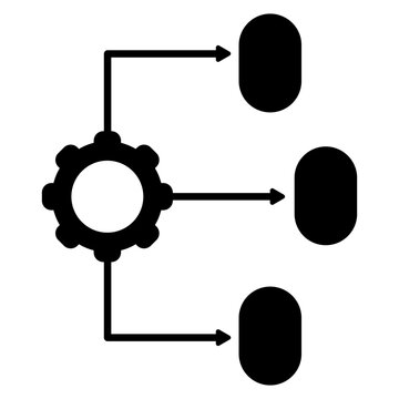 API icon vector. Application programming interface illustration sign. API connection symbol. API logo or mark.