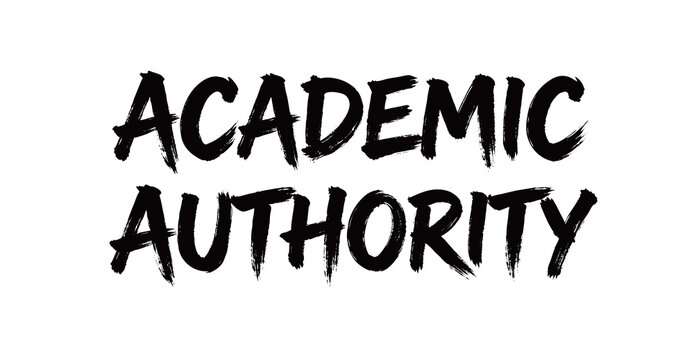 ACADEMIC AUTHORITY Handwriting