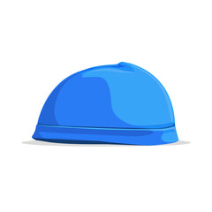 Fototapeta premium Minimal 2D flat vector of a Swim Cap, icon-style illustration on a white background