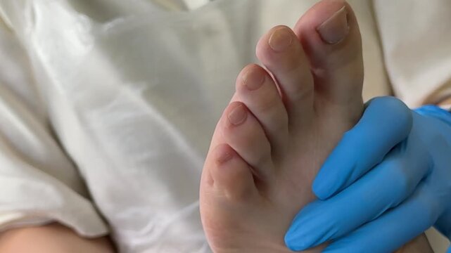 Routine foot care improves nail hygiene, comfort and appearance. Hardware pedicure is performed with precision tools to shape nails and maintain healthy feet in a salon environment.