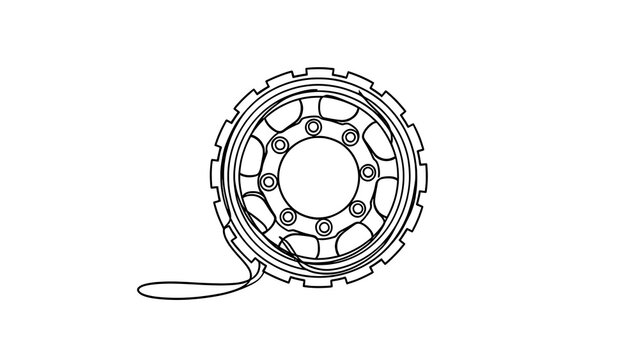 Arc Reactor Icon on white background.