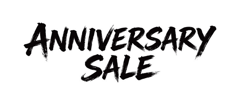 ANNIVERSARY SALE Handwriting
