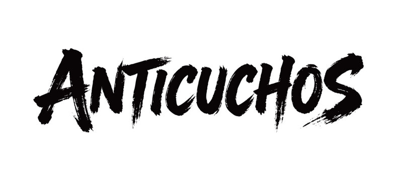 ANTICUCHOS Handwriting
