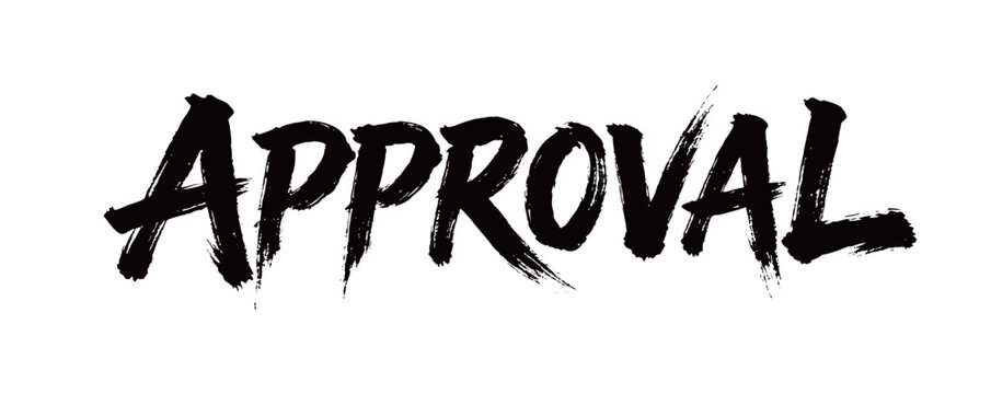 APPROVAL Handwriting