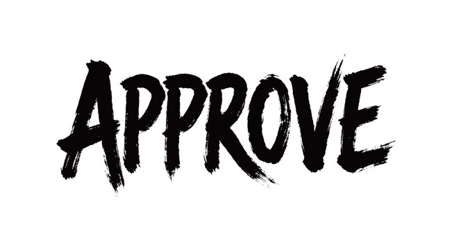 APPROVE Handwriting