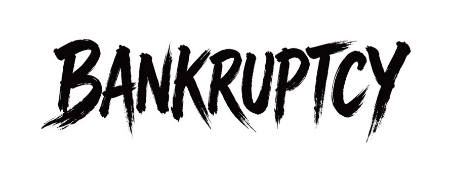 BANKRUPTCY Handwriting