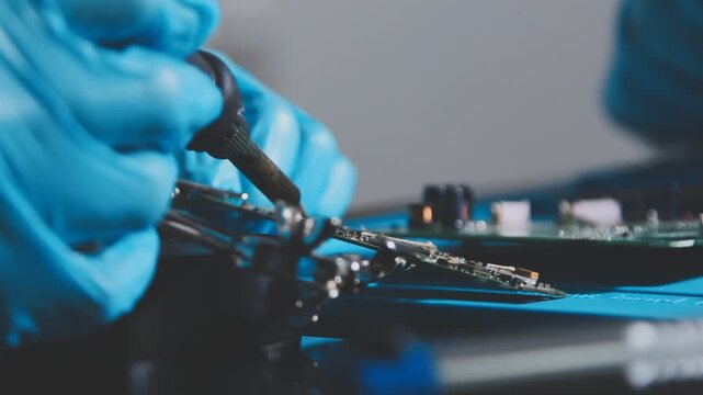 IT Engineer installing Hardware Equipment Development Facility Engineer &nbsp;Maintenance computer Motherboard Electronic repair shop technology business