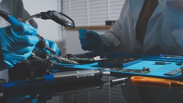 IT Engineer installing Hardware Equipment Development Facility Engineer &nbsp;Maintenance computer Motherboard Electronic repair shop technology business