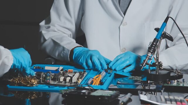 IT Engineer installing Hardware Equipment Development Facility Engineer &nbsp;Maintenance computer Motherboard Electronic repair shop technology business