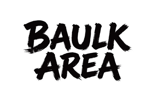 BAULK AREA Handwriting