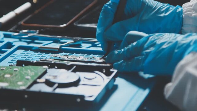 IT Engineer installing Hardware Equipment Development Facility Engineer &nbsp;Maintenance computer Motherboard Electronic repair shop technology business