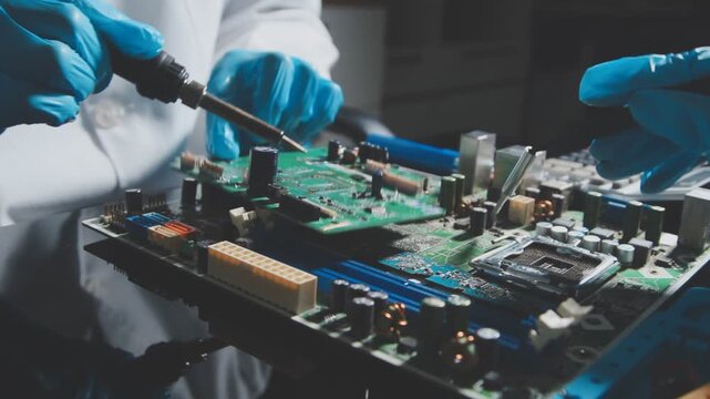 IT Engineer installing Hardware Equipment Development Facility Engineer &nbsp;Maintenance computer Motherboard Electronic repair shop technology business
