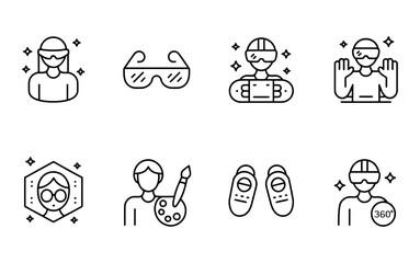 Fototapeta premium diverse human activities and hobbies flat design vector illustration set
