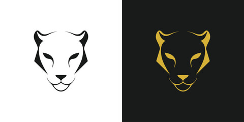 Luxury Leopard Head Logo – Elegant Wild Cat Symbol for Fashion, Beauty, Premium Business, Boutique and Luxury Brand Identity Vector Design © SULT4N