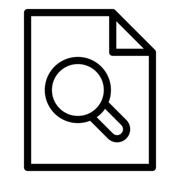 Search icon. Vector line icon