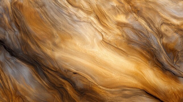Organic texture featuring rich, warm tones of brown and gold, resembling natural wood grain  Ideal for backgrounds or design projects highlighting elegance and sophistication