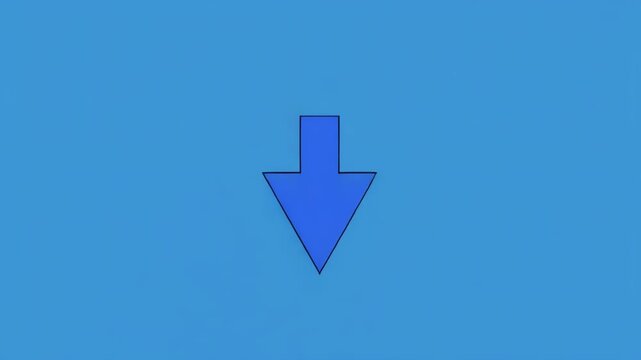 Blue Arrows Indicating Downward Motion in Horizontal Bands with Black Separation