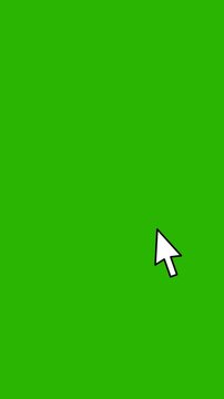 Mouse Click, animation of a computer pointer with a click. Full HD. 4K