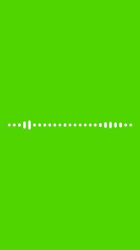 Seamless Loop Animation of a Digital Audio Spectrum Wave. Full HD. 4K