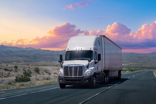 truck on highway