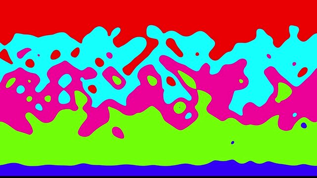 Abstract Colorful Liquid Shapes Background | Vibrant Neon Digital Art