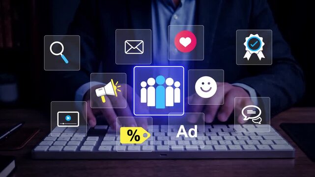 Digital Marketing and Social Media Campaign Management with Online Advertising, Audience Engagement and Brand Promotion