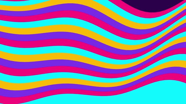 Psychedelic Fluid Marble Wave Colorful Gradient Seamless Loop Background