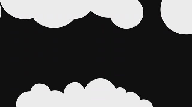 Moving Clouds overlay loop