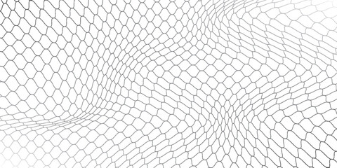Mesh texture for fishing net. Seamless pattern for sportswear or soccer goal, volleyball net, basketball hoop, hockey, athletics. Abstract, sport, modern mesh © Usna