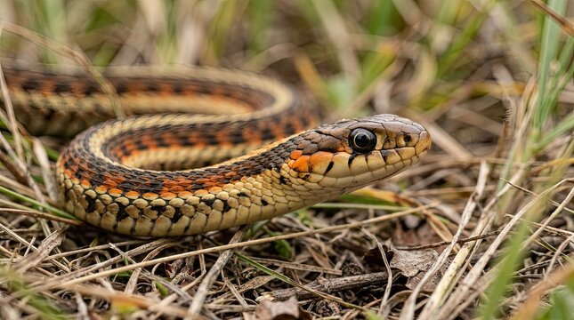 snake in grass