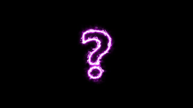 red question mark