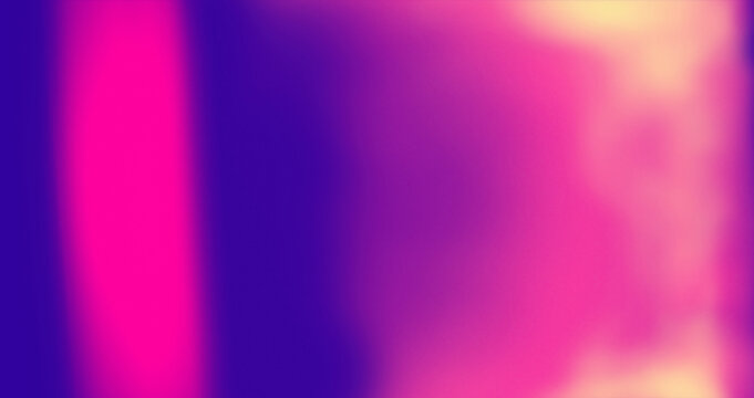 Abstract blurred gradient background with vibrant pink, purple and blue colors. Soft glowing light texture for modern design, creative wallpapers, banners, presentations and digital backdrops