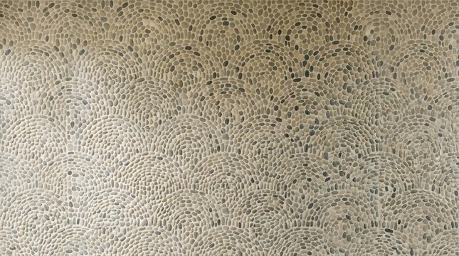 Close up view of beige speckled stone surface texture.