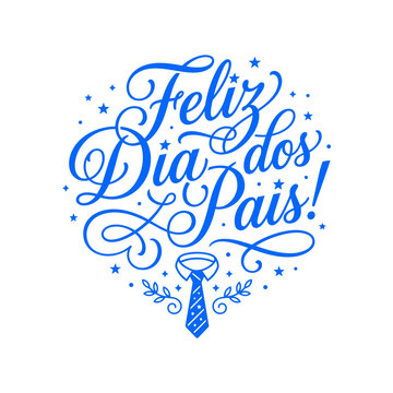 Lettering SVG Dia dos Pais EPS