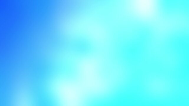 Corporate Soft Gradient Background Loop with Blue Cyan and White Liquid Blur